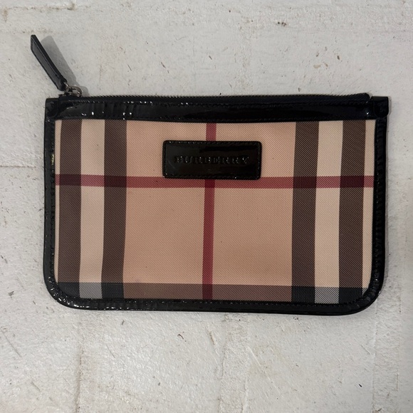 Burberry Beige and Black Checkered Tote - Picture 8 of 11